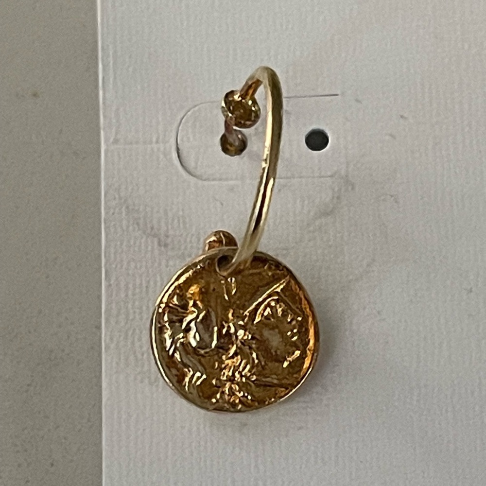 Adina Eden “Adina’s Jewels” Sterling Silver‎ Gold Plated Earrings - Picture 4 of 5